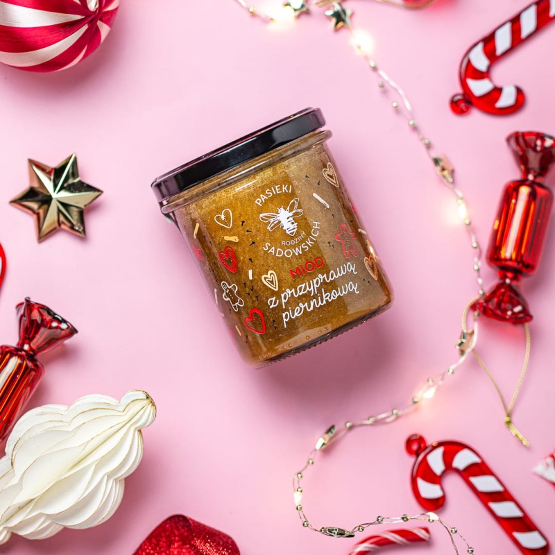 Miód z przyprawą piernikową - 430 g
