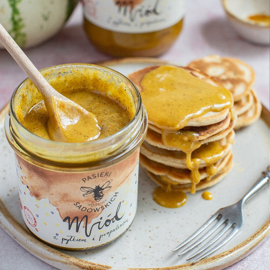 Miód z pyłkiem i propolisem