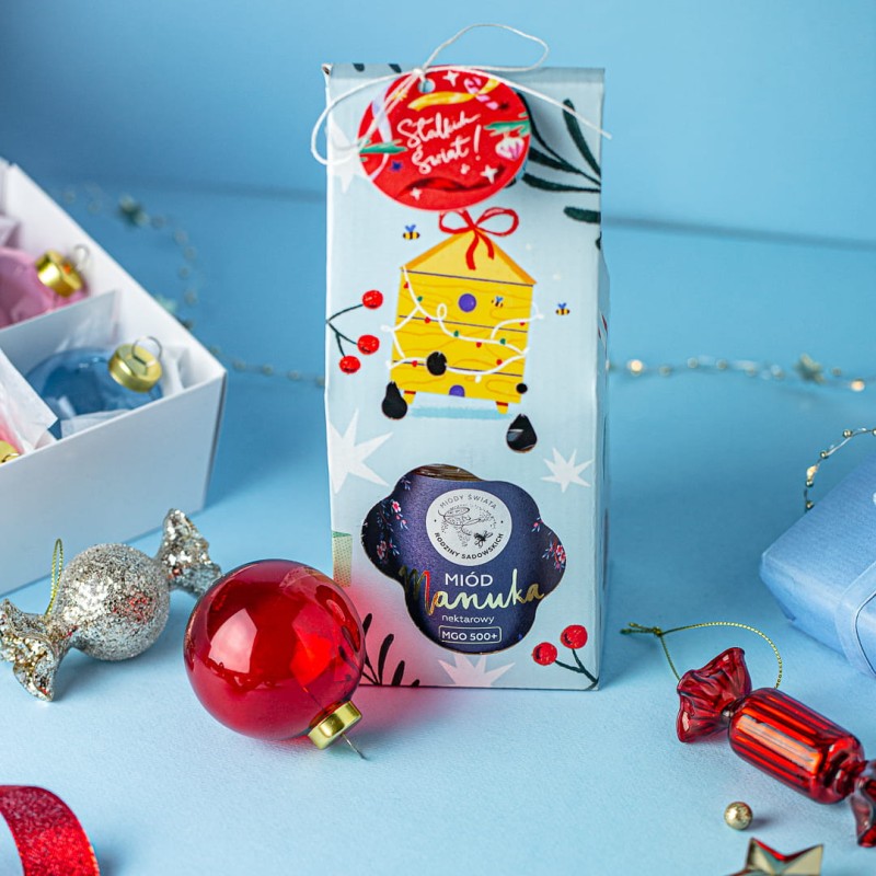 Świąteczny zestaw z 1 miodem MANUKA