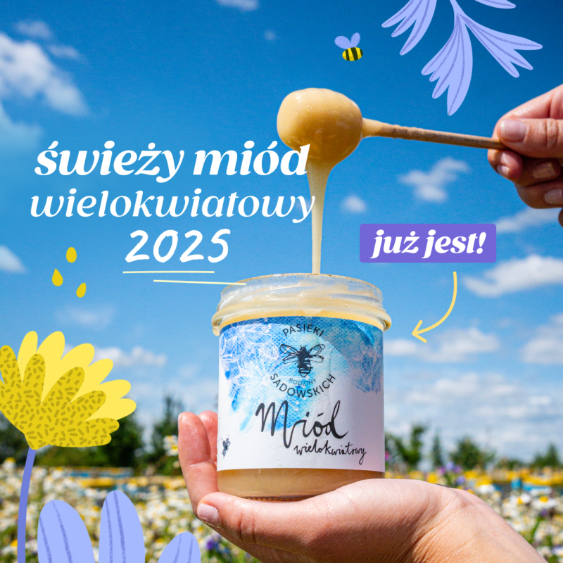 Miód wielokwiatowy świeży 2025