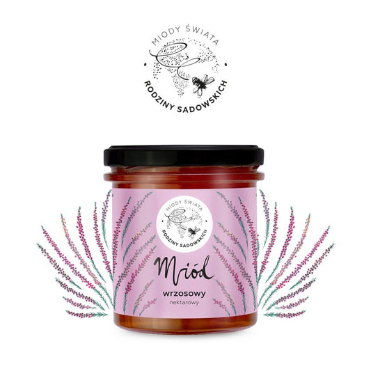 Miód wrzosowy - 450 g